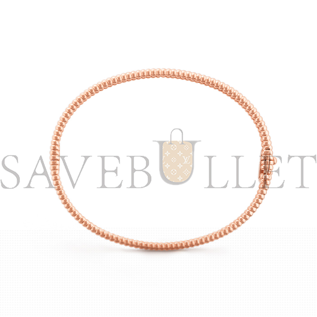 van cleef arpels perlÉe Di*m*nds bracelet, 1 row, medium model - rose gold, Di*m*nd  vcarp27f00